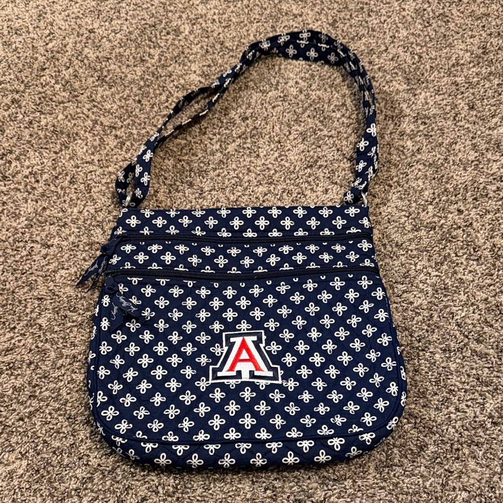 Vera Bradley Collegiate Collection Arizona Quilted Crossbody